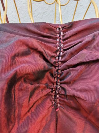 Corsetto vintage rosso e nero