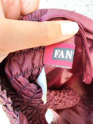 Corsetto vintage rosso e nero
