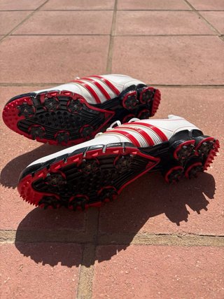Zapatillas Golf Adidas Tour 360 Blancas/Rojas