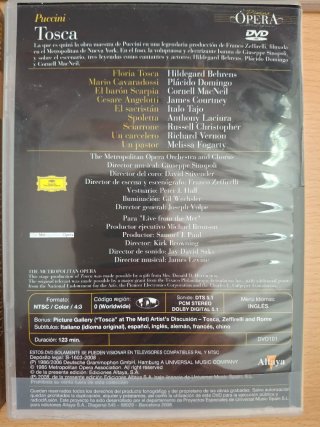 5 DVDs de Ópera: Verdi y Puccini