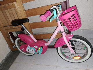 Bicicleta infantil rosa Btwin