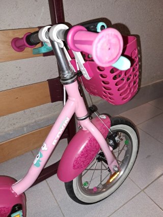 Bicicleta infantil rosa Btwin