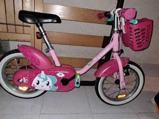 Bicicleta infantil rosa Btwin