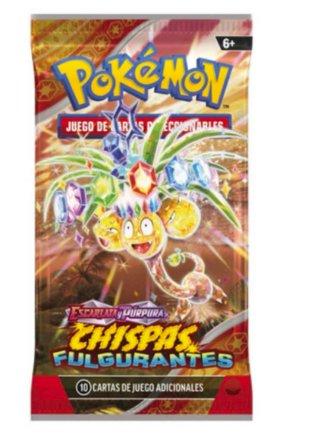 Sobres de cartas Pokémon Chispas Fulgurantes