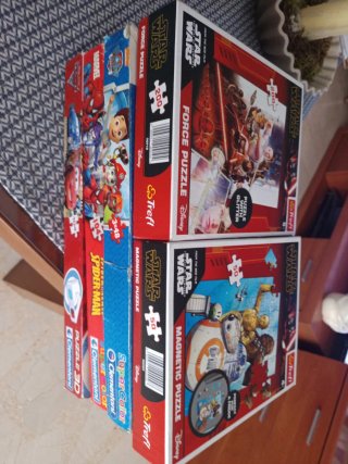 Lotes de Puzzles Star Wars y Marvel