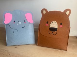 Cajas de tela infantiles (2 unidades)