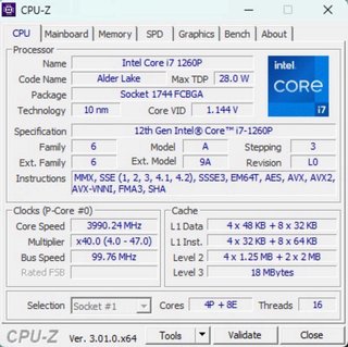 Portátil Dynabook Tecra i7-1260P 32GB RAM 1TB