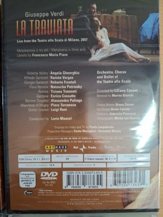 5 DVDs Ópera: Mozart, Verdi