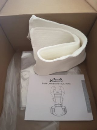 Mochila portabebés gris. Cómo NUEVO.