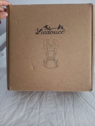 Mochila portabebés gris. Cómo NUEVO.