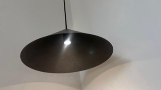 Lámpara colgante aluminio negro