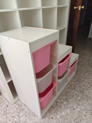 Mueble Escalera Trofast Ikea Blanco