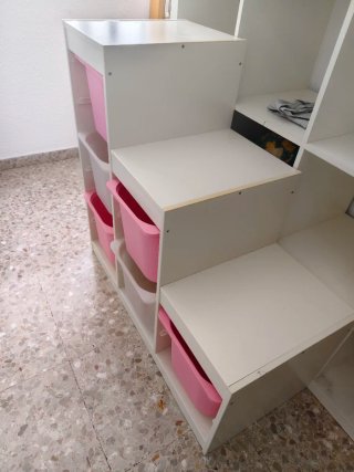 Mueble Escalera Trofast Ikea Blanco