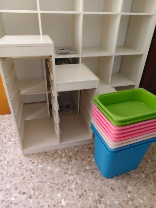 Mueble Escalera Trofast Ikea Blanco