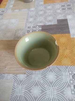 Cuenco de té chino japonés roto Pujar!!