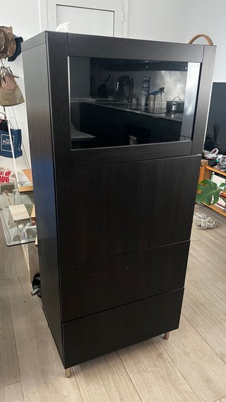 Mueble Besta Ikea Negro