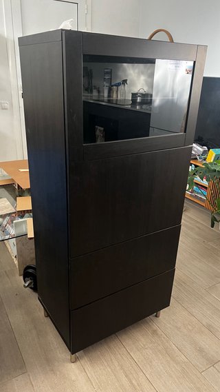 Mueble Besta Ikea Negro
