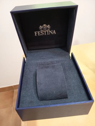 Caja para reloj Festina azul