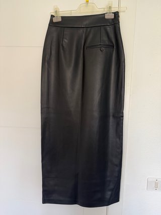Falda Stradivarius Negra Talla XS