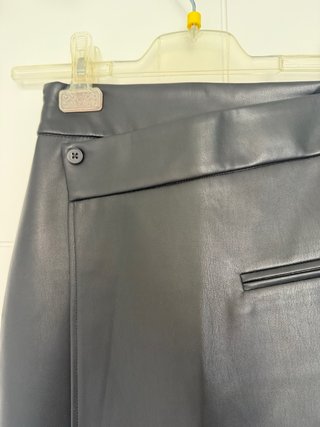 Falda Stradivarius Negra Talla XS