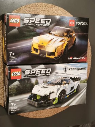 Confezione 2 Scatole LEGO Speed Champions
