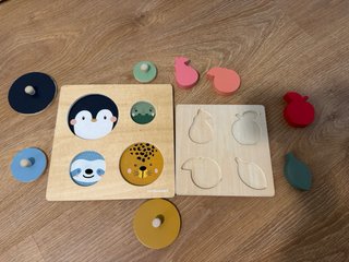 Puzzles de madera para bebés