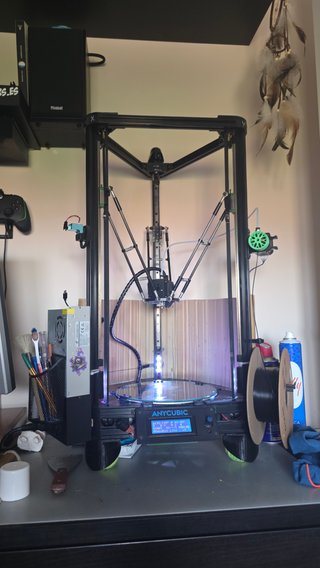 Impresora 3D Anycubic Kossel Plus + Raspberry