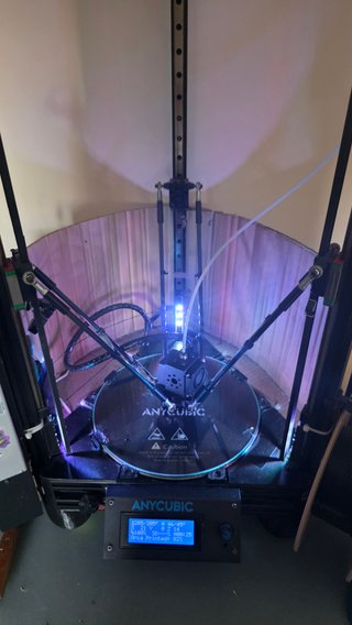 Impresora 3D Anycubic Kossel Plus + Raspberry
