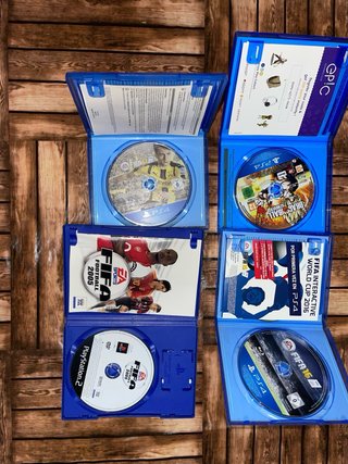 Lote 4 juegos PS4 y PS2: FIFA, Dragon Ball