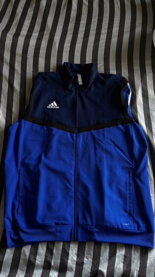 Cortavientos Adidas Original Azul y Negro