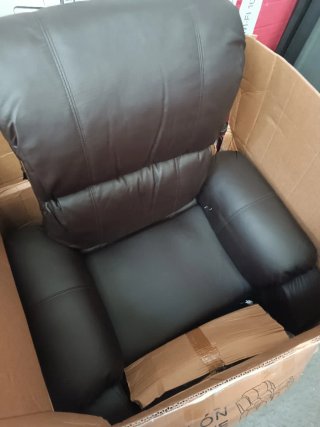 Sillón relax masaje piel sintética