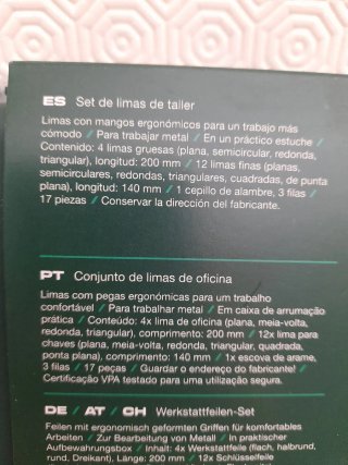 Set de limas PARKSIDE
