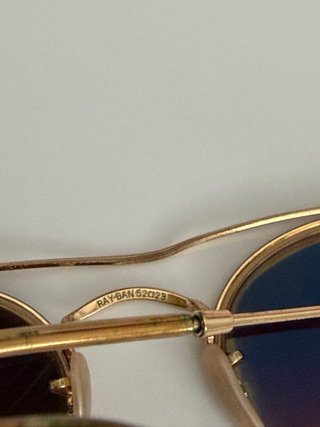 Gafas Ray-Ban Doble Puente Doradas (Estuche)