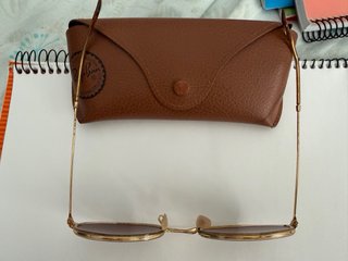 Gafas Ray-Ban Doble Puente Doradas (Estuche)