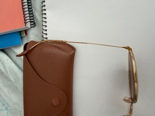 Gafas Ray-Ban Doble Puente Doradas (Estuche)