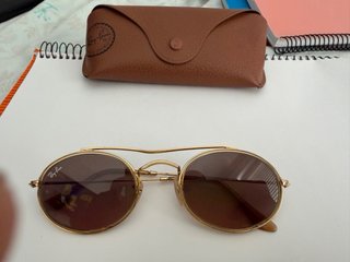 Gafas Ray-Ban Doble Puente Doradas (Estuche)
