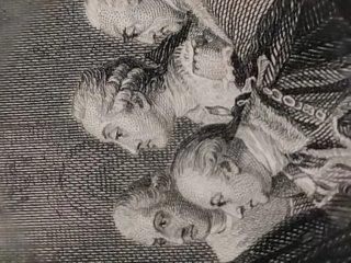 Grabado inglés Death of the Earl of Chatham