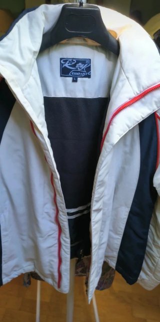 Anorak blanco talla L