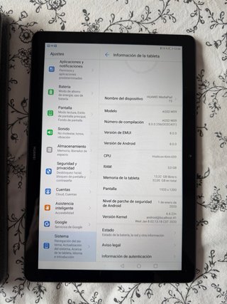 Tablet Huawei MediaPad T5 Negra