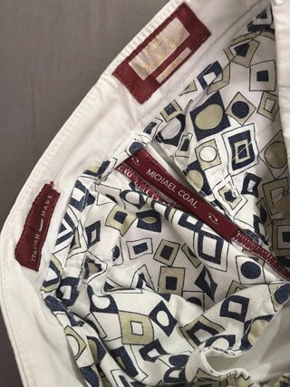 Pantaloni Chino Uomo Michael Coal Bianchi Slim