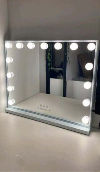 Espejo Maquillaje FENCHILIN con Luces LED