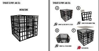 Cella Prigione per Action Figure 1:12
