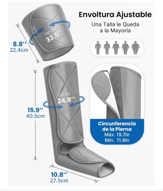 RENPHO Masajeador de Piernas, Compresion aire