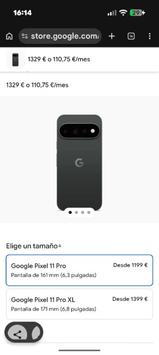 Google Pixel 11 Pro Gris