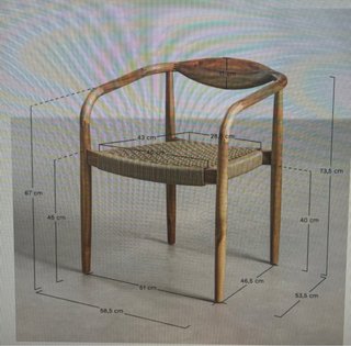 Juego de 4 Sillas de jardín
