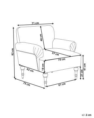 Sillón STOCKSUND Ikea verde oscuro