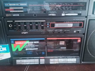 Pioneer CK-W50 Boombox Radio Cassette Doble Deck