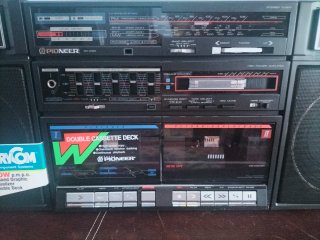 Pioneer CK-W50 Boombox Radio Cassette Doble Deck