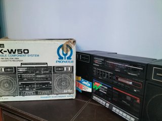 Pioneer CK-W50 Boombox Radio Cassette Doble Deck