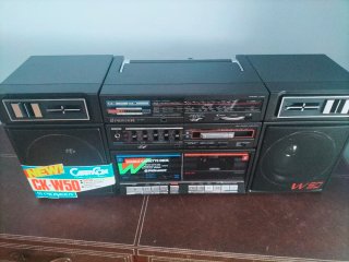 Pioneer CK-W50 Boombox Radio Cassette Doble Deck
